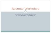 W T S  Resume  Workshop 03