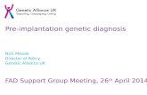 Pre-Implantation Genetic Diagnosis - Nick Meade