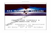 Sarah production schedule (draft two)