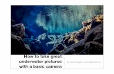 How to take great underwater photographs with a basic digital camera