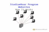 How It Works - StadiumRoar.com Program Websites