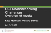 CCI Mainstreaming Challenge Overview Final, Kate Morrison