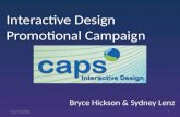Interactive Deisgn Promotional Campaign PR #2 Powerpoint