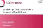 SEO Tips for Website Developers & Designers