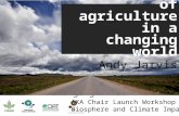 Future agriculture in a changing climate