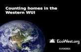 Counting homes in the Western Wildland-Urban Interface (WUI)