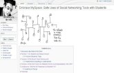 Embrace MySpace: Safe Uses of Social Networking Tools with Students