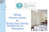 White rooms ideas to bring you clarity, simplicity or romance