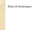 Rise of andropov