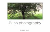 Jess, bush photography