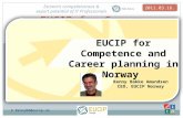 EUCIP for Competence and Career planning in Norway