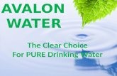 Avalon Water Presentation
