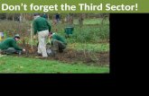 Don't Forget The Third Sector