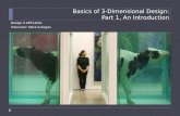 Basics Of 3 Dimensional Design