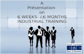 6 weeks  6 months live project summer industrial training in cmc limited  2012