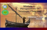Module 6 Perspectives in Strategic Planning