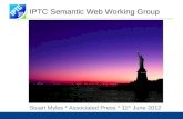 IPTC Semantic Web Working Group Summer 2012