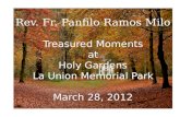 Rev. Fr. Panfilo R. Milo Treasured Moments