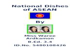National dishes of asean