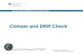 Climate and DRR Check