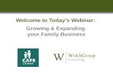 Growing & Expanding your Family Business