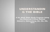 Understanding The Bible   Part Three   Literal, Poetic, Symbolic, And Historical Critical Interpretations Of The Bible