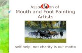 Mouth & Foot Painters Association of India presentation