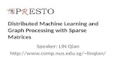Presto: Distributed Machine Learning and Graph Processing with Sparse Matrices
