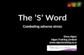 1 Hr The S Word Stress