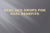 Real HCG Drops For Real Benefits