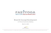 FastYoga Quick Stretch: New Brand Concept