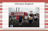 Chicano english
