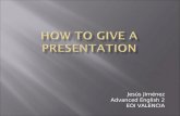 How To Give A Presentatio Jesus