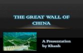 The great wall of china new version