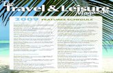 The Travel & Leisure Magazine Features List 2009