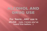 Self defense Lesson 9: alcohol and drug use