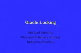 Oracle locking