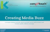 Using Corporate Data to Create Media Buzz