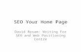 SEO Your Home Page