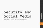 Security and social media