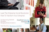 #SPSChicago Keynote: Lead the Enterprise Social Revolution #shifthappens