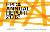 EPCA ANNUAL REPORT 2012
