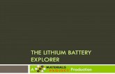 The Lithium Battery Explorer Part 1 - Introduction to Lithium-ion Batteries