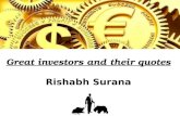 Great investors and their quotes
