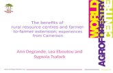 The benefits of rural resource centres and farmer-to-farmer extension; experiences from Cameroon