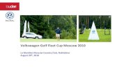 2010 08 1 номинация report volkswagen 1st golf fleet cup moscow 2010(f)