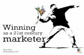 Winning as a 21st Century Marketer by Peter Fisk