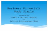 DEW14 - Business financials made simple