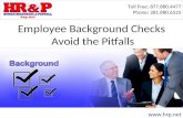Employee Background Checks: Avoid the Pitfalls