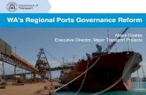Alison Coates, Dept of Transport WA: Reforming Western Australia’s regional ports governance